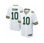 Men's Nike Green Bay Packers #10 Jacob Schum Game White NFL Jersey