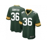 Men's Nike Green Bay Packers #36 LaDarius Gunter Game Green Team Color NFL Jersey