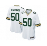 Men's Nike Green Bay Packers #50 Blake Martinez Game White NFL Jersey