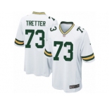 Men's Nike Green Bay Packers #73 JC Tretter Game White NFL Jersey