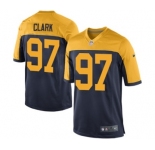 Men's Nike Green Bay Packers #97 Kenny Clark Game Navy Blue Alternate NFL Jersey