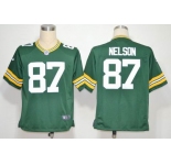 NIKE NFL Jerseys Green Bay Packers 87 Jordy Nelson Green (Game)