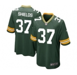 Nike Game Sam Shields Green Men's Jersey - Green Bay Packers #37 NFL Home