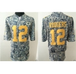 nike nfl jerseys green bay packers #12 rodgers us dollars(Game)