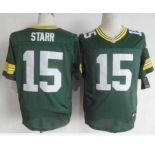 nike nfl jerseys green bay packers #15 bart starr green[game]