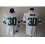 nike nfl jerseys green bay packers #30 john kuhn white[game]