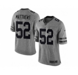 nike nfl jerseys green bay packers #52 clay matthews gray[game]