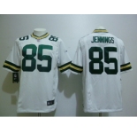 nike nfl jerseys green bay packers #85 jennings white[game]