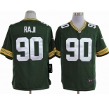 nike nfl jerseys green bay packers #90 raji green[game]