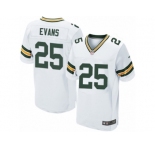 Men Nike Green Bay Packers #25 Marwin Evans Elite White NFL Jersey