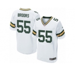 Men Nike Green Bay Packers #55 Ahmad Brooks Elite White NFL Jersey