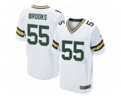 Men Nike Green Bay Packers #55 Ahmad Brooks Elite White NFL Jersey