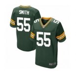 Men's Green Bay Packers #55 Za'Darius Smith Elite Green Team Color Football Jersey