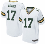 Men's Nike Green Bay Packers #17 Davante Adams Elite White NFL Jersey