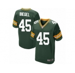 Men's Nike Green Bay Packers #45 Vince Biegel Elite Green Team Color NFL Jersey