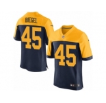 Men's Nike Green Bay Packers #45 Vince Biegel Elite Navy Blue Alternate NFL Jersey