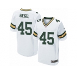 Men's Nike Green Bay Packers #45 Vince Biegel Elite White NFL Jerse