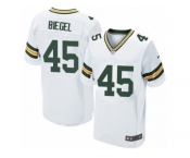 Men's Nike Green Bay Packers #45 Vince Biegel Elite White NFL Jerse