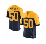 Men's Nike Green Bay Packers #50 Blake Martinez Elite Navy Blue Alternate NFL Jersey