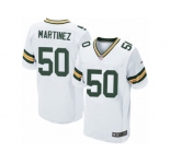 Men's Nike Green Bay Packers #50 Blake Martinez Elite White NFL Jersey