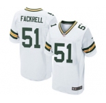 Men's Nike Green Bay Packers #51 Kyler Fackrell Elite White NFL Jersey