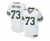 Men's Nike Green Bay Packers #73 JC Tretter Elite White NFL Jersey