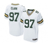 Men's Nike Green Bay Packers #97 Kenny Clark Elite White NFL Jersey