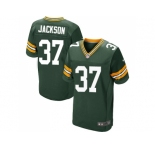 Nike Green Bay Packers #37 Josh Jackson Green Team Color Men Stitched NFL Elite Jersey