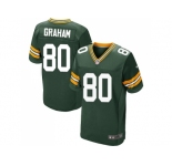 Nike Green Bay Packers #80 Jimmy Graham Green Team Color Men Stitched NFL Elite Jersey