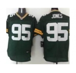 Nike NFL Jerseys Green Bay Packers #95 Datone Jones Green Jerseys(Elite)