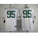 Nike NFL Jerseys Green Bay Packers #95 Datone Jones White[Elite]