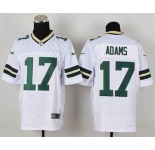 nike nfl jerseys green bay packers #17 adams white[Elite]