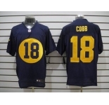 nike nfl jerseys green bay packers #18 cobb blue[Elite]