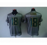 nike nfl jerseys green bay packers #18 cobb grey[Elite shadow]