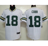 nike nfl jerseys green bay packers #18 cobb white[elite]