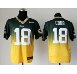nike nfl jerseys green bay packers #18 randall cobb green-yellow[Elite drift fashion][second version]