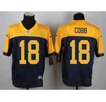 nike nfl jerseys green bay packers #18 randall cobb yellow-blue[Elite]