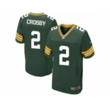 nike nfl jerseys green bay packers #2 mason crosby green[Elite]