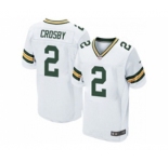 nike nfl jerseys green bay packers #2 mason crosby white[Elite]