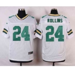 nike nfl jerseys green bay packers #24 rollins white[Elite]