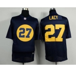 nike nfl jerseys green bay packers #27 eddie lacy blue[Elite][m&n]