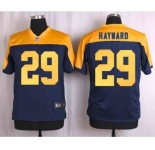 nike nfl jerseys green bay packers #29 hayward yellow-blue[Elite]