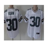nike nfl jerseys green bay packers #30 john kuhn white[elite]