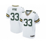nike nfl jerseys green bay packers #33 hyde white[Elite]