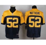 nike nfl jerseys green bay packers #52 clay matthews yellow-blue[Elite]