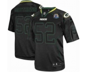 nike nfl jerseys green bay packers #52 matthews black[Elite lights out 50th Patch]