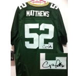 nike nfl jerseys green bay packers #52 matthews green[Elite signature]