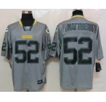 nike nfl jerseys green bay packers #52 matthews grey[Elite lights out]