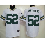 nike nfl jerseys green bay packers #52 matthews white[elite]