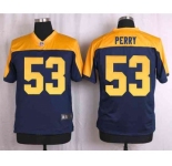 nike nfl jerseys green bay packers #53 perry yellow-blue[Elite]